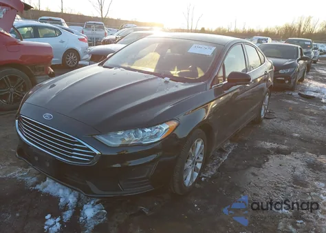 2019 Ford Fusion Se из США, поврежденный, VIN 3FA6P0HD9KR113144